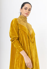 Velvet and silk jalabya