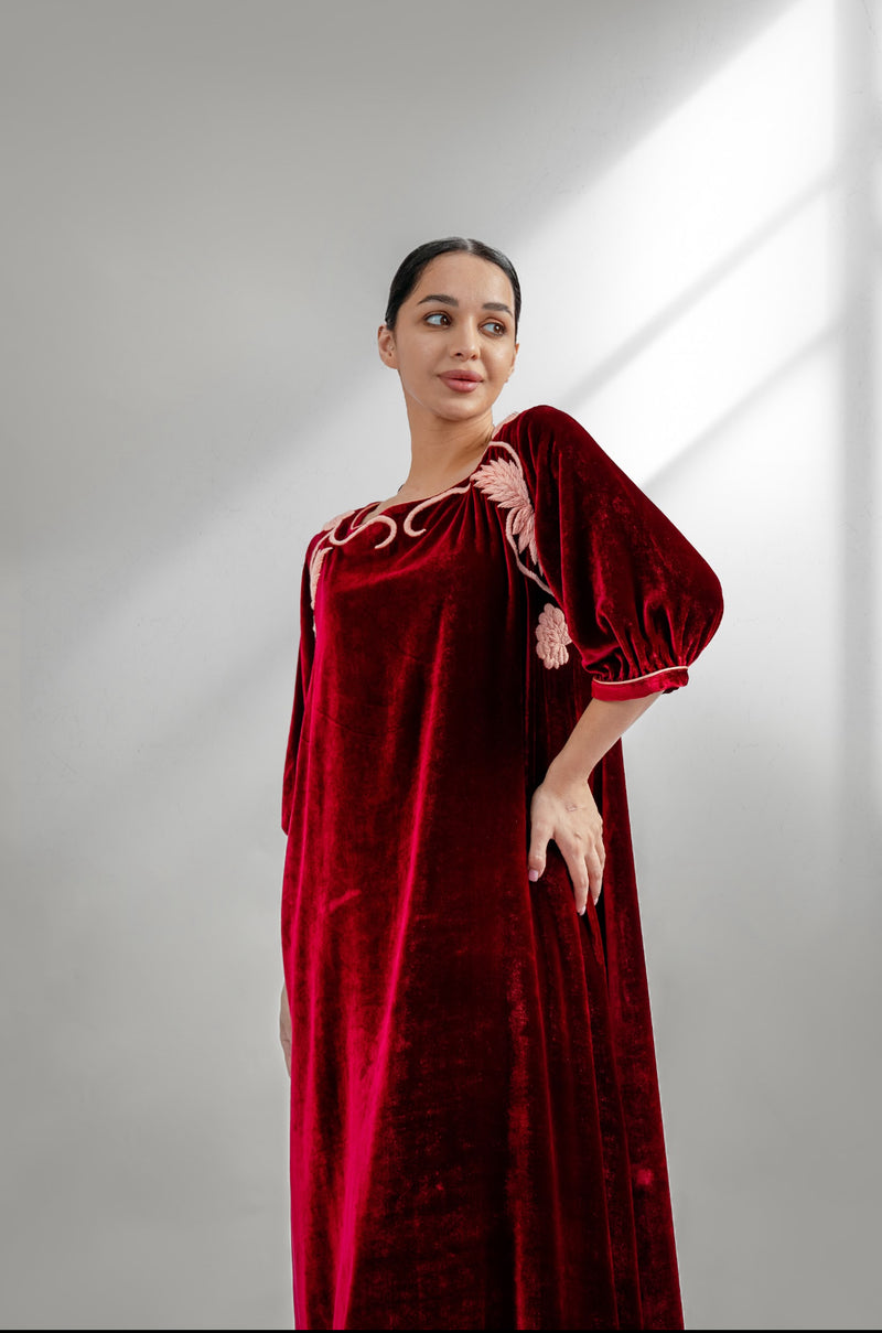 Velvet jalabya