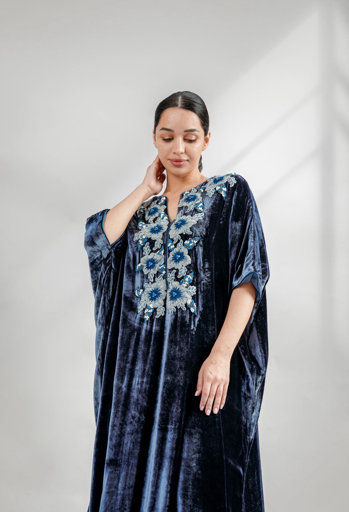 Velvet jalabya – haifaalmegren couture