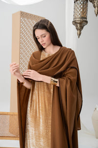 DRESS WITH CAVE EMBRODIRIE DESIGN