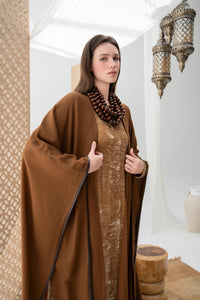 DRESS WITH CAVE EMBRODIRIE DESIGN