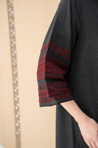 Heritage Fusion Wool-Blend Kaftan