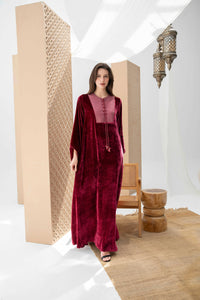 Royal Velvet Moroccan Kaftan