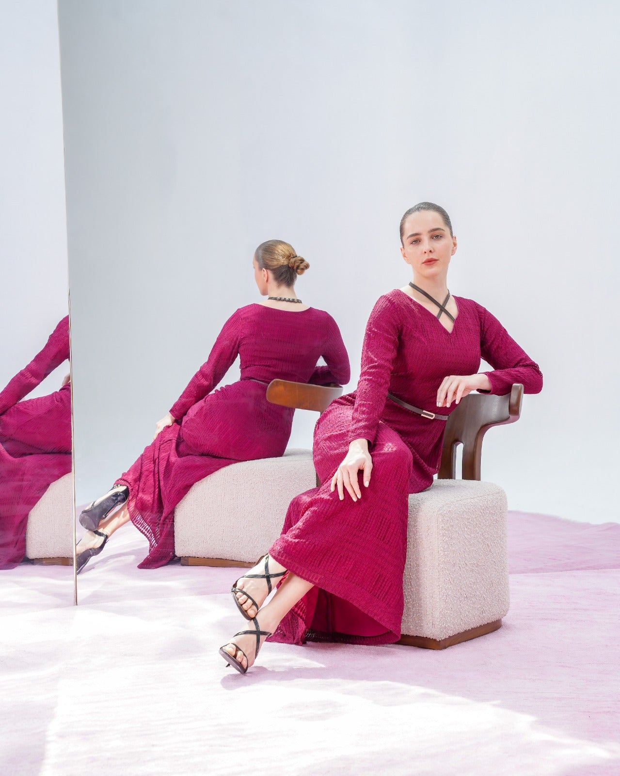 Lace Elegance Kaftan