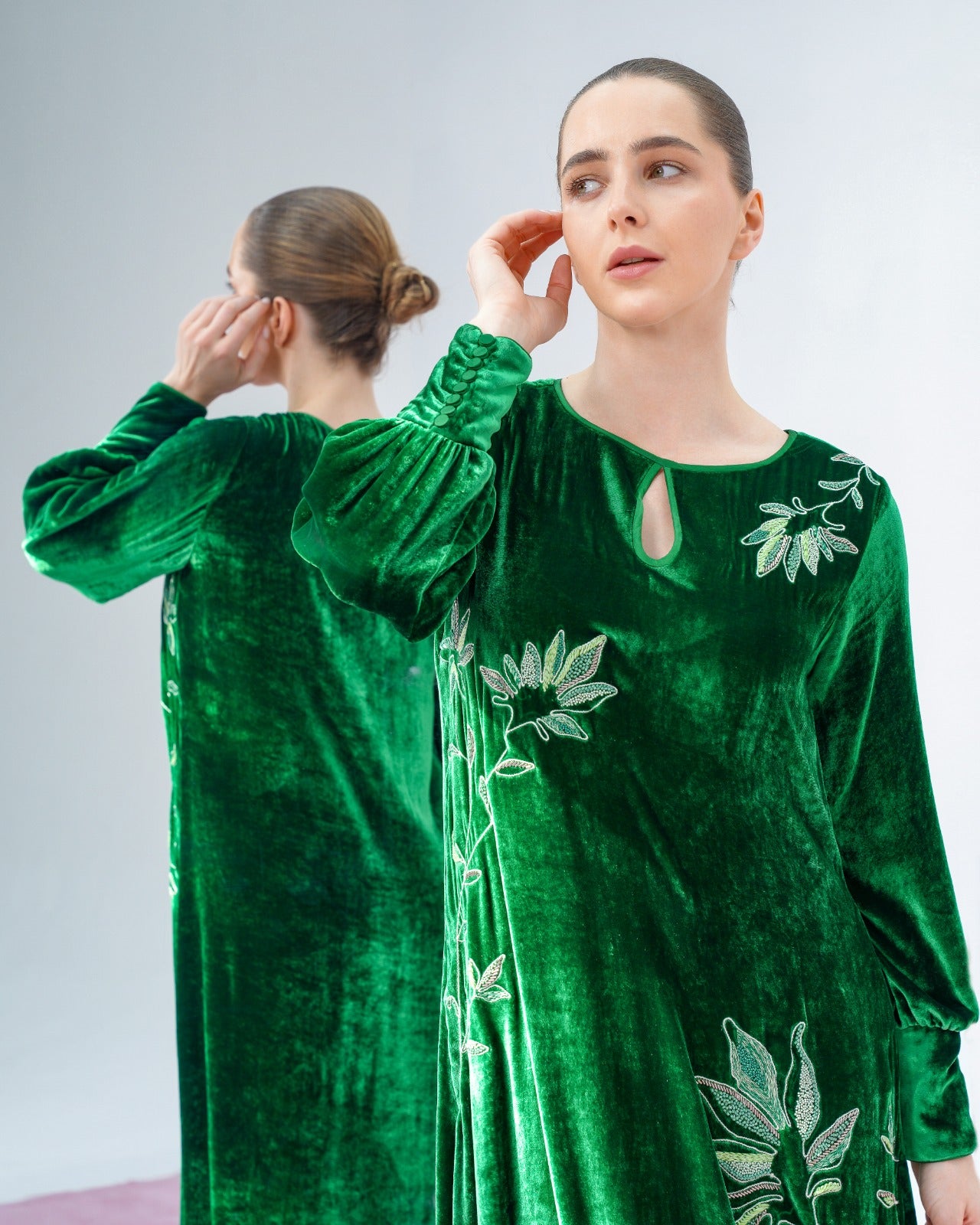 Silk Velvet Kaftan