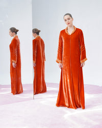 Imperial Silk Velvet Kaftan