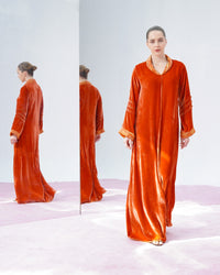 Imperial Silk Velvet Kaftan