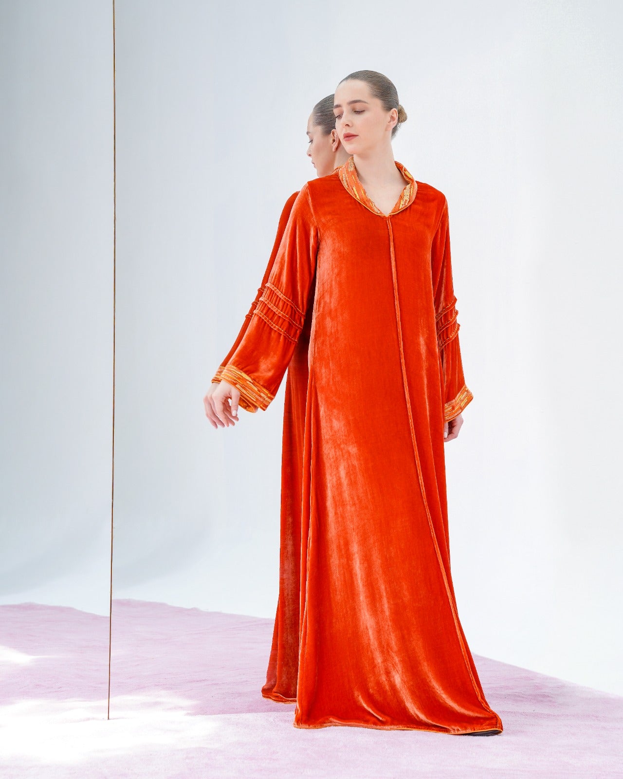 Imperial Silk Velvet Kaftan