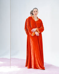 Imperial Silk Velvet Kaftan