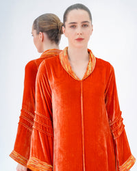 Imperial Silk Velvet Kaftan