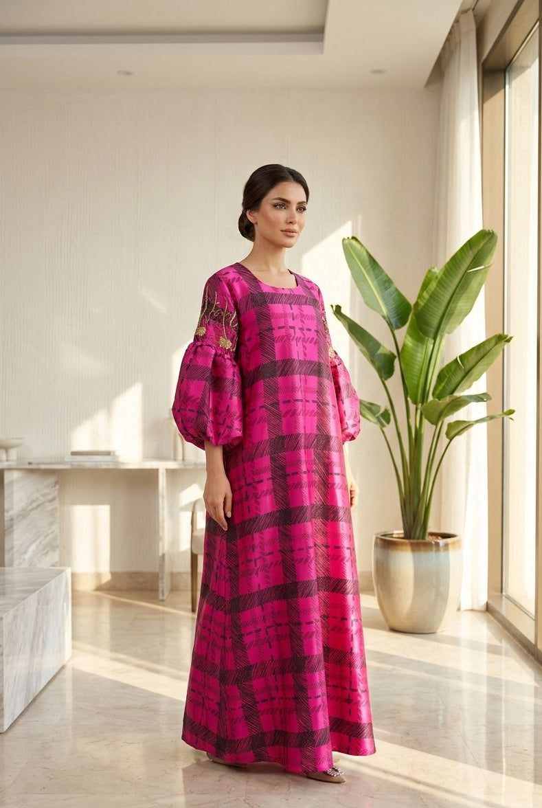 premium fuchsia Taffeta