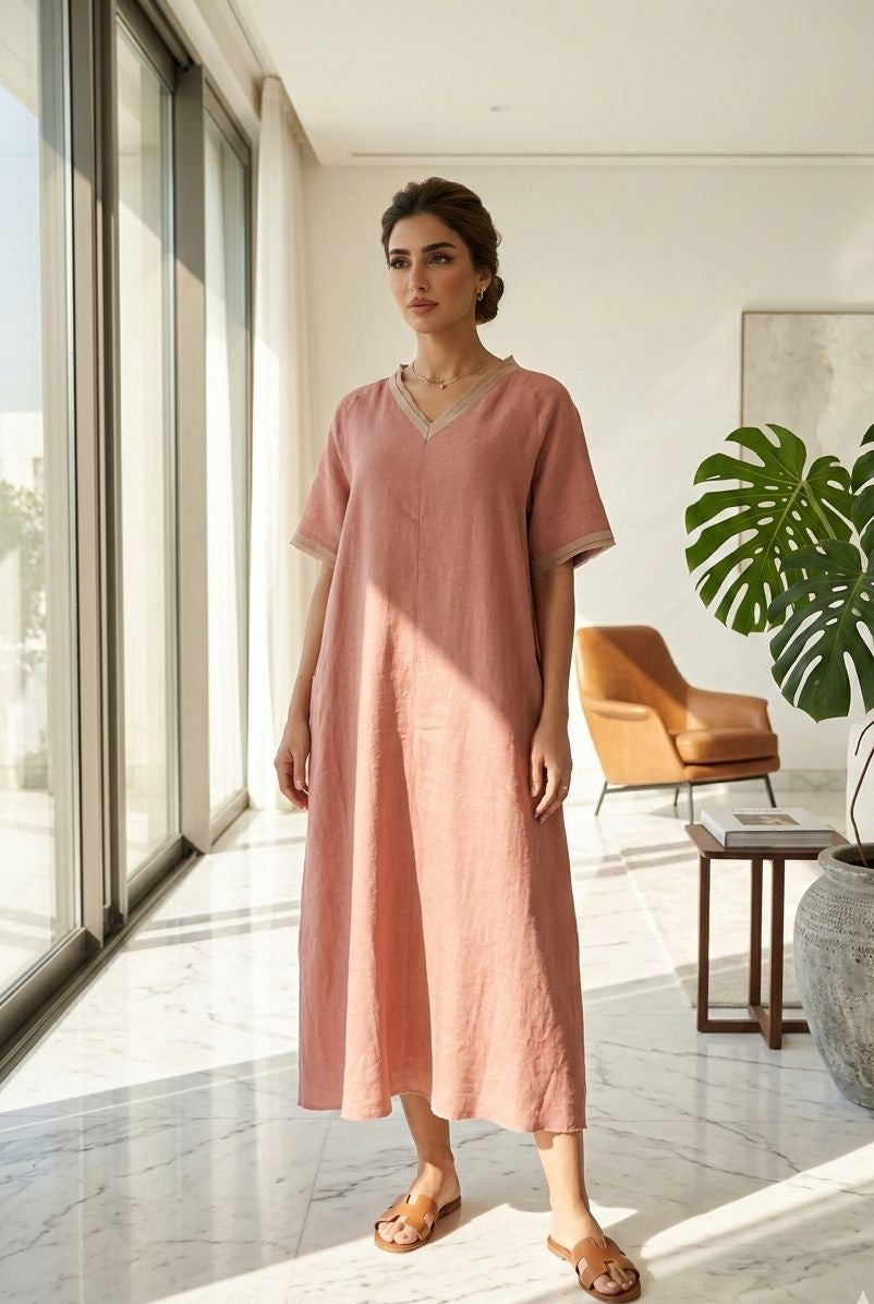 Classic Linen Kaftan