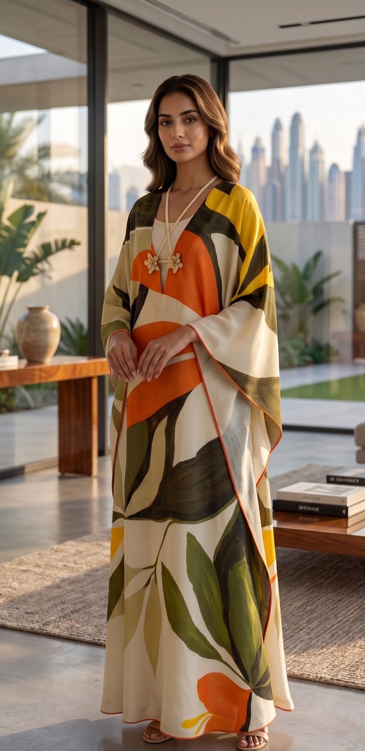 Luxury Linen Kaftan & Beach Dress