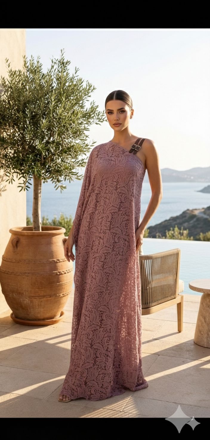 Guipure Lace Kaftan