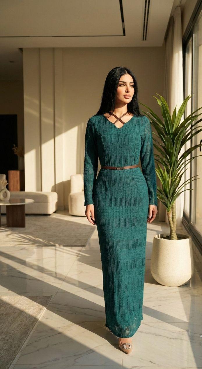 Lace Elegance Kaftan