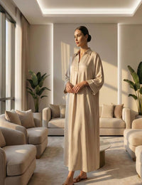 Refined Linen Kaftan